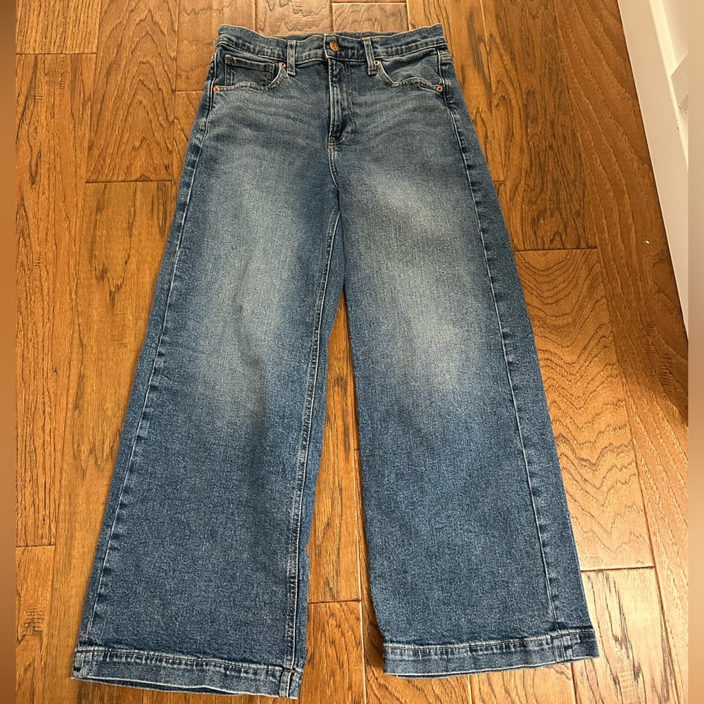 GAP Women's Wide Leg Blue Jeans